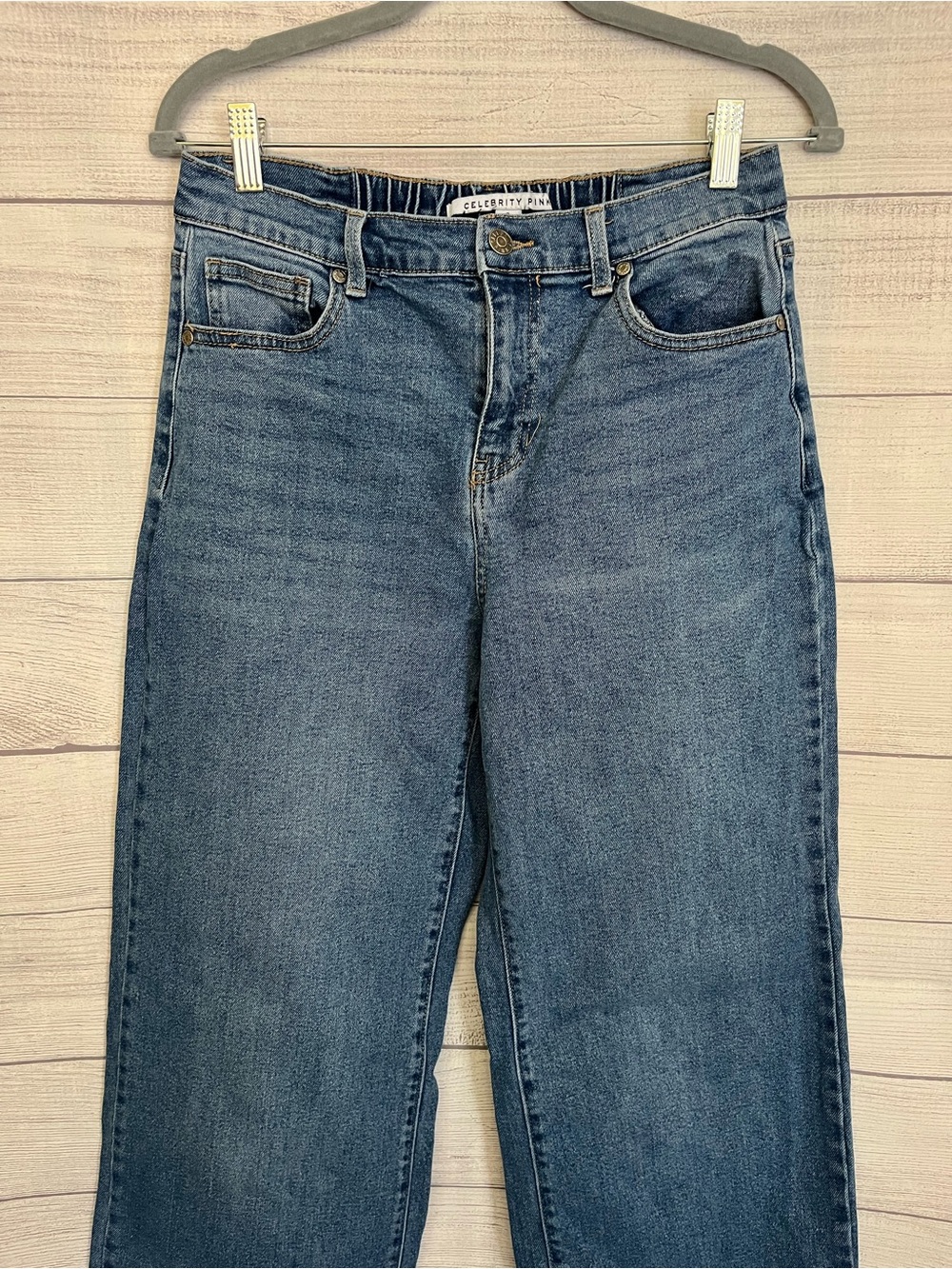 Celebrity Pink | Vintage Wash Blue Jeans - Picture 2 of 10
